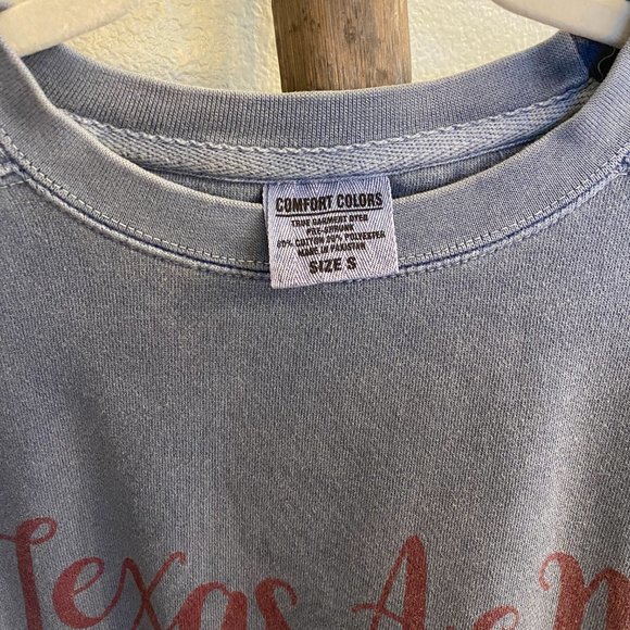 Comfort Colors Sweatshirt - Color Blue - Size Small - Picture 3 of 3